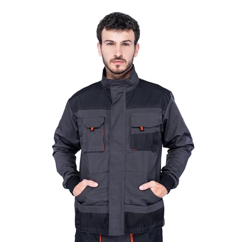 Mazalat Arbeitsjacke EE490050 Schwarz/Orange 4.7