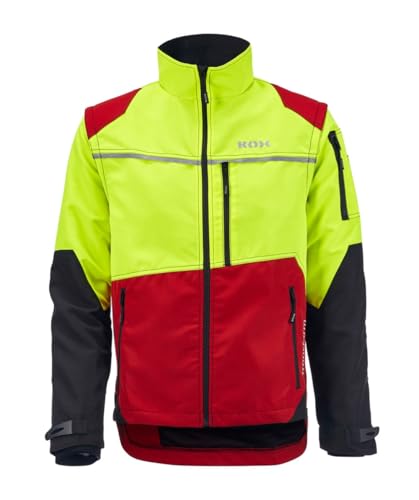 KOX Forstjacke Transform Rot/Gelb S 4.9