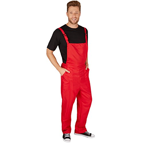 tectake Latzhose Unisex rot XL 4.7