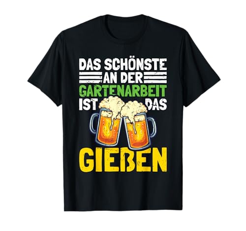 Shirt Männer Garten Und Bier | Gärtner Tshirt | Gärtner T-Shirt