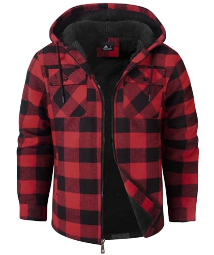 SwissWell Flanelljacke rot 2XL