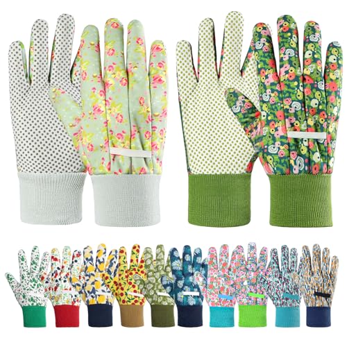 Ainiv Gartenhandschuhe 2er Set mit Antirutschbeschichtung