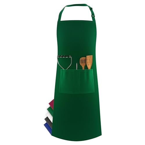 LEFUNDA Kochschürze Wasserdicht Verstellbare Schürze mit Taschen 4.83