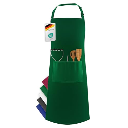 LEFUNDA Kochschürze Wasserdicht Verstellbare Schürze mit Taschen 4.83