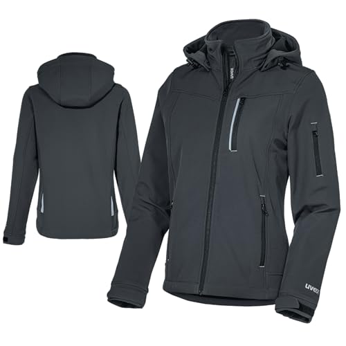 Uvex tune-up Softshelljacke für Damen schwarz 3XL