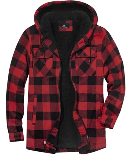 SwissWell Flanelljacke rot 2XL