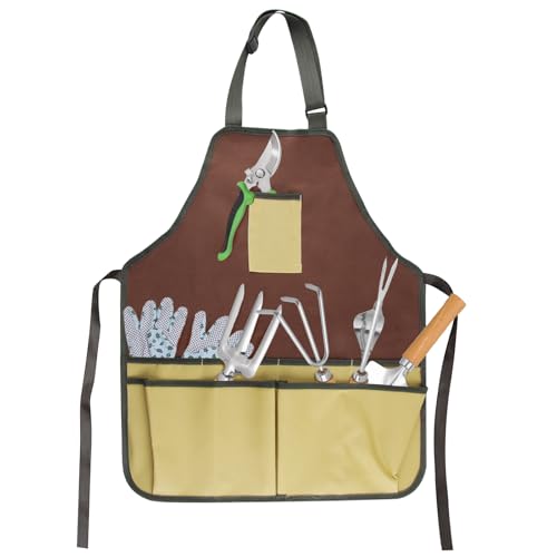 FairyPeach Gärtnerschürze mit Tasche grün 8,99 €