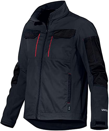 Uvex Tune-up Softshelljacke für Herren Schwarz/Rot L