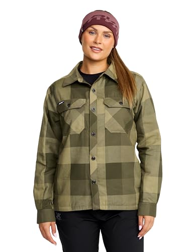 RevolutionRace Insulated Shirt Damen Outdoorjacke Forest Night S