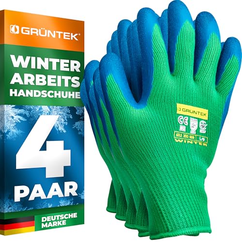 GRÜNTEK Winter-Schutzhandschuhe Thermo-Futter grün 4,9