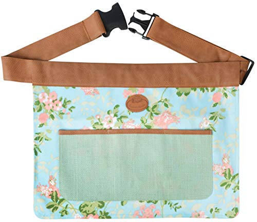 Esschert Design Gartengerätegürtel Rosendruck 46x34 cm